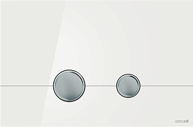 Кнопка Cersanit STERO для LINK PRO/VECTOR/LINK/HI-TEC стекло белый